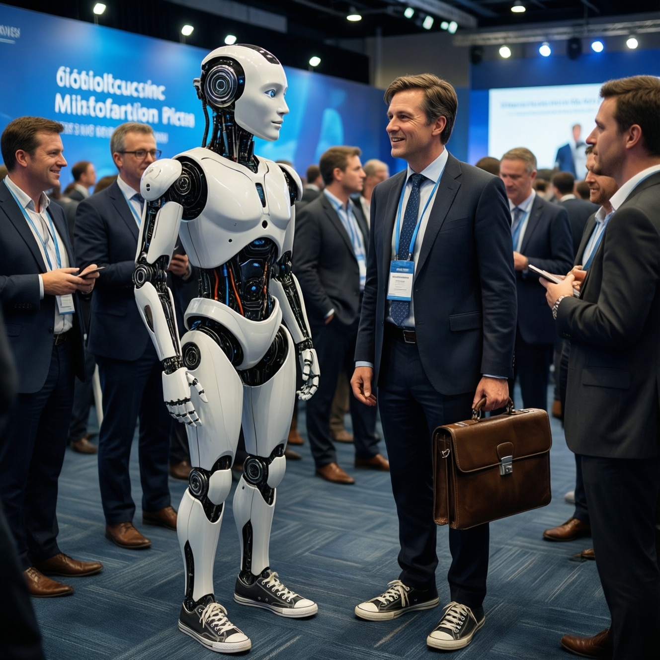 Роботы на ПМЭФ-2026: человекоподобные «офисный» и «балерина» удивили гостей