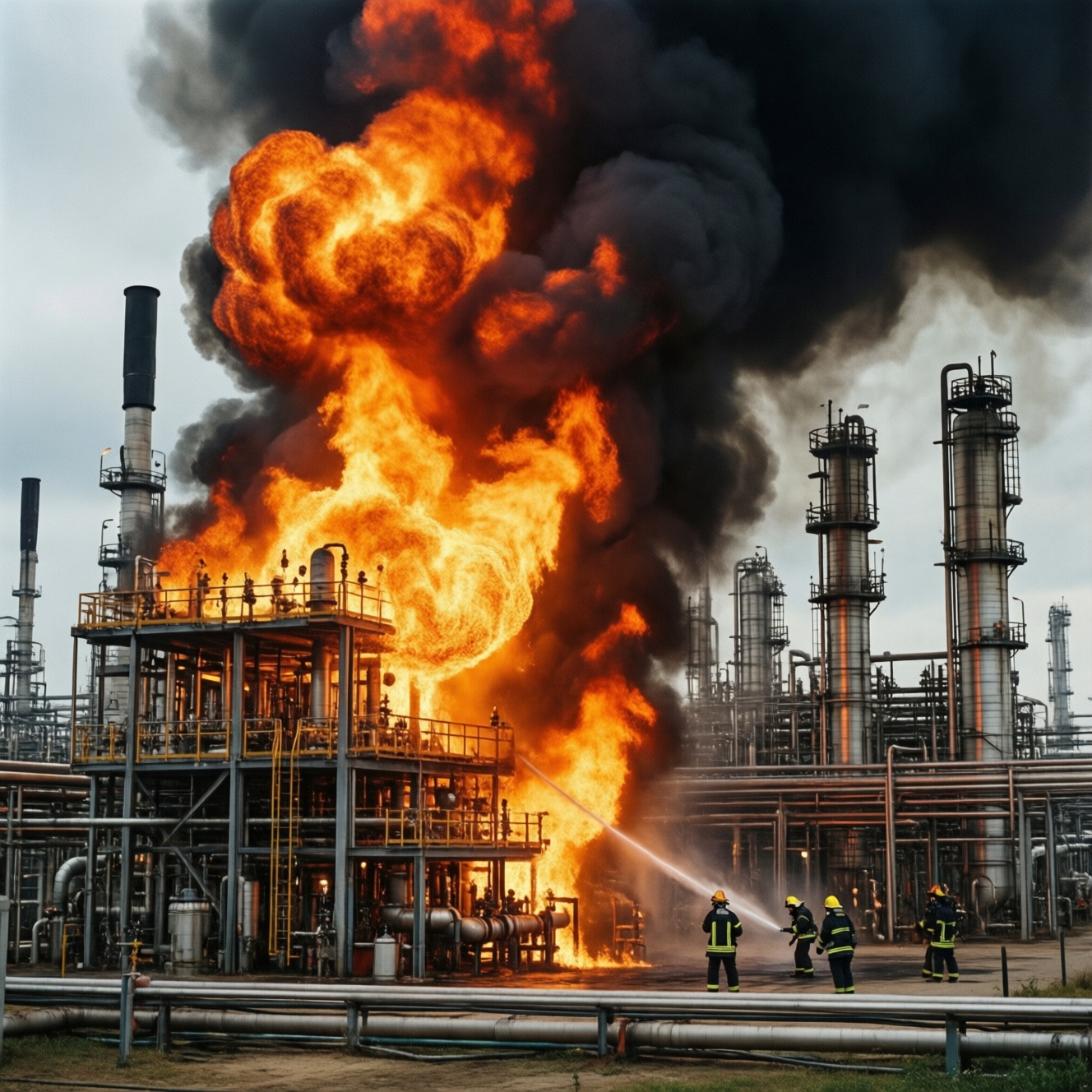 Пожар на нефтеперерабатывающем заводе в Тюменской области: причины и меры