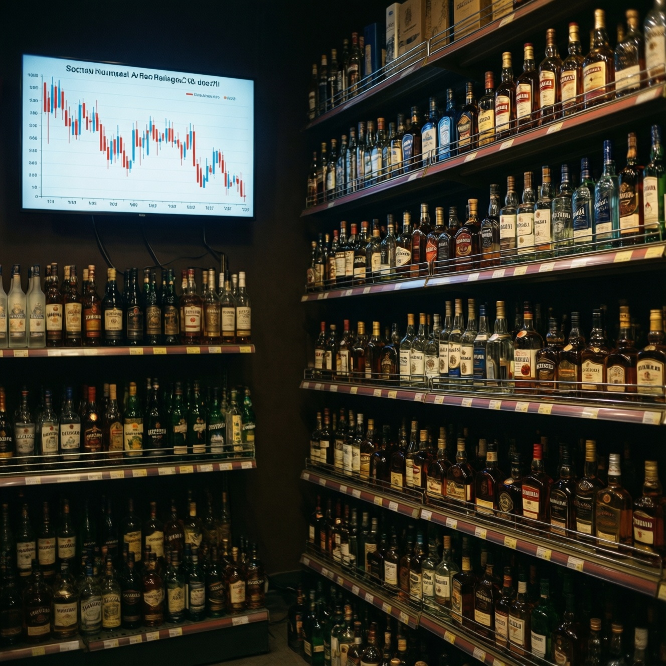 Продажи алкоголя в России в мае 2026 снизились на 6% из‑за цен и пессимизма