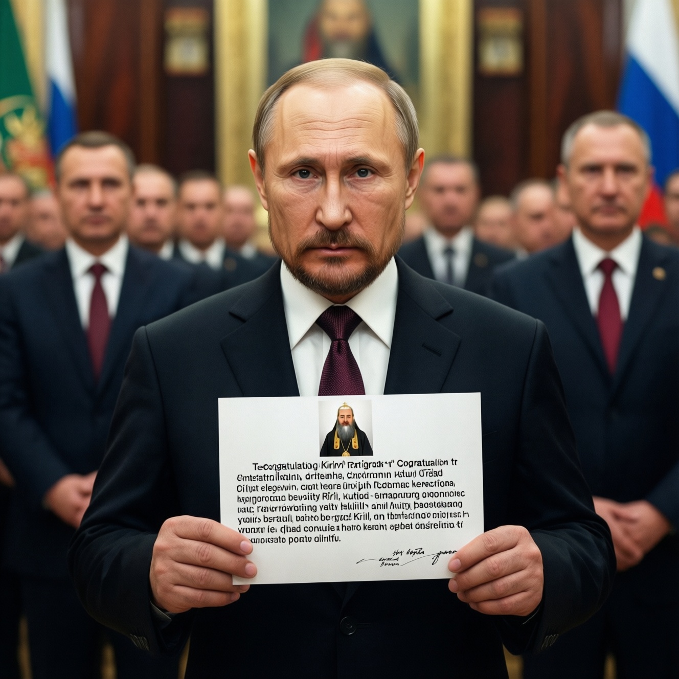 Путин поздравил патриарха Кирилла с Днем России и отметил единство и память