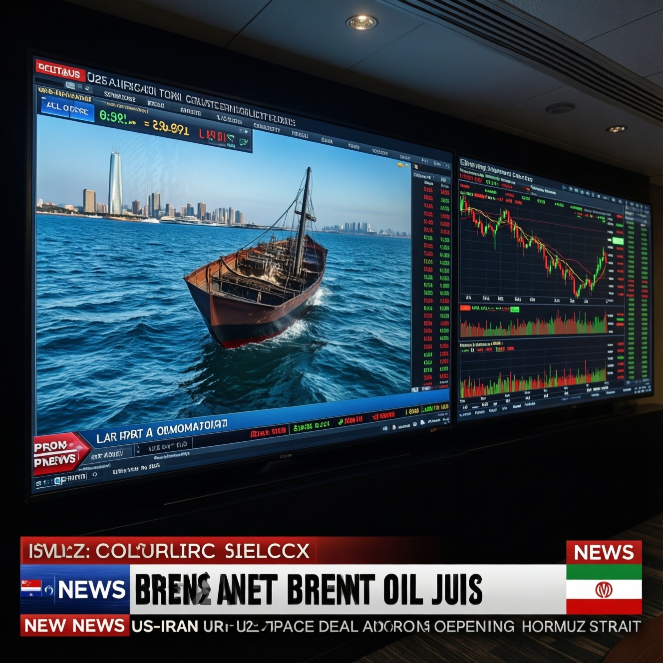 Цена нефти brent опустилась ниже $84 из-за сделки США и Ирана по Ормузскому проливу