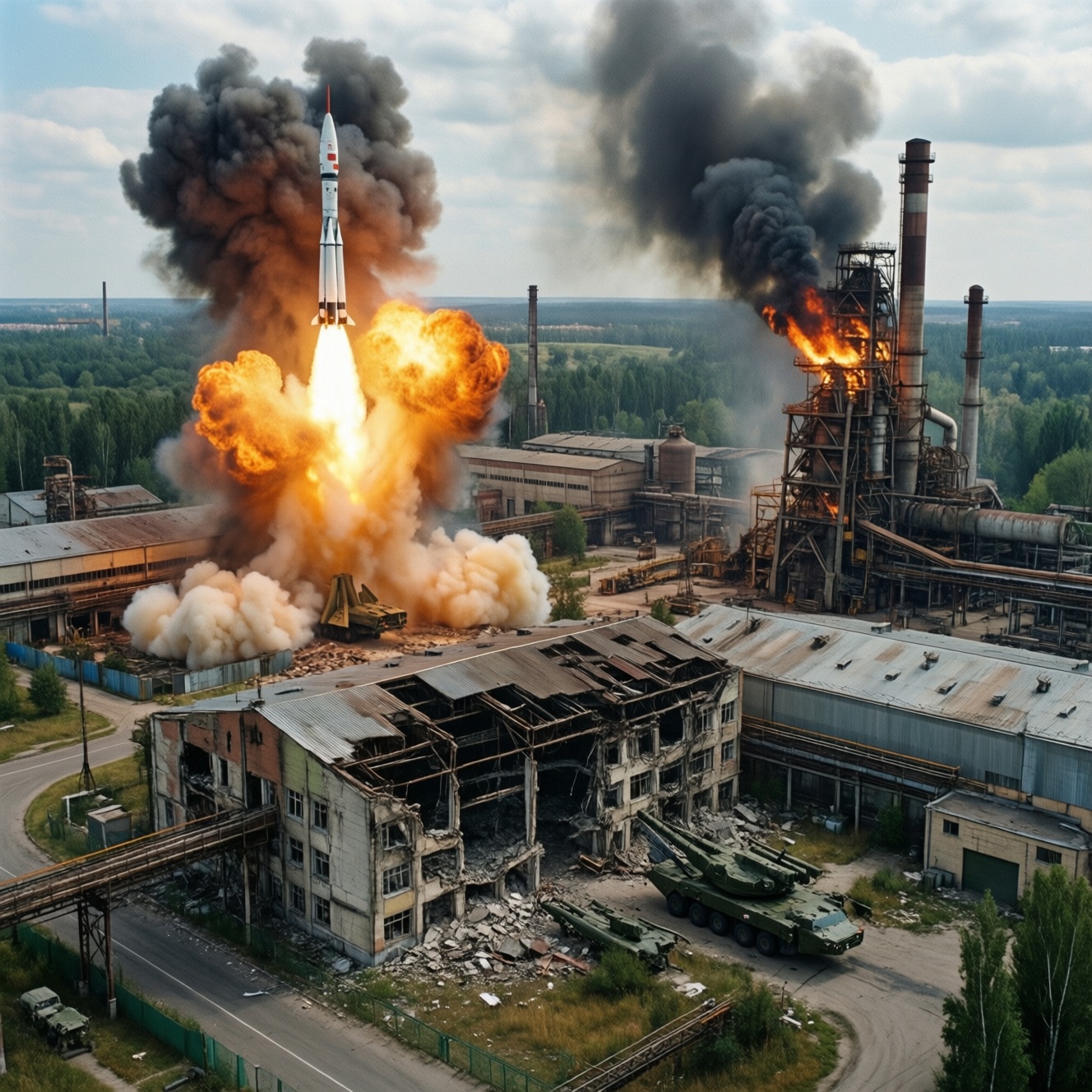 Удар под Киевом по заводу «Визар»: Минобороны России заявило о поражении цели