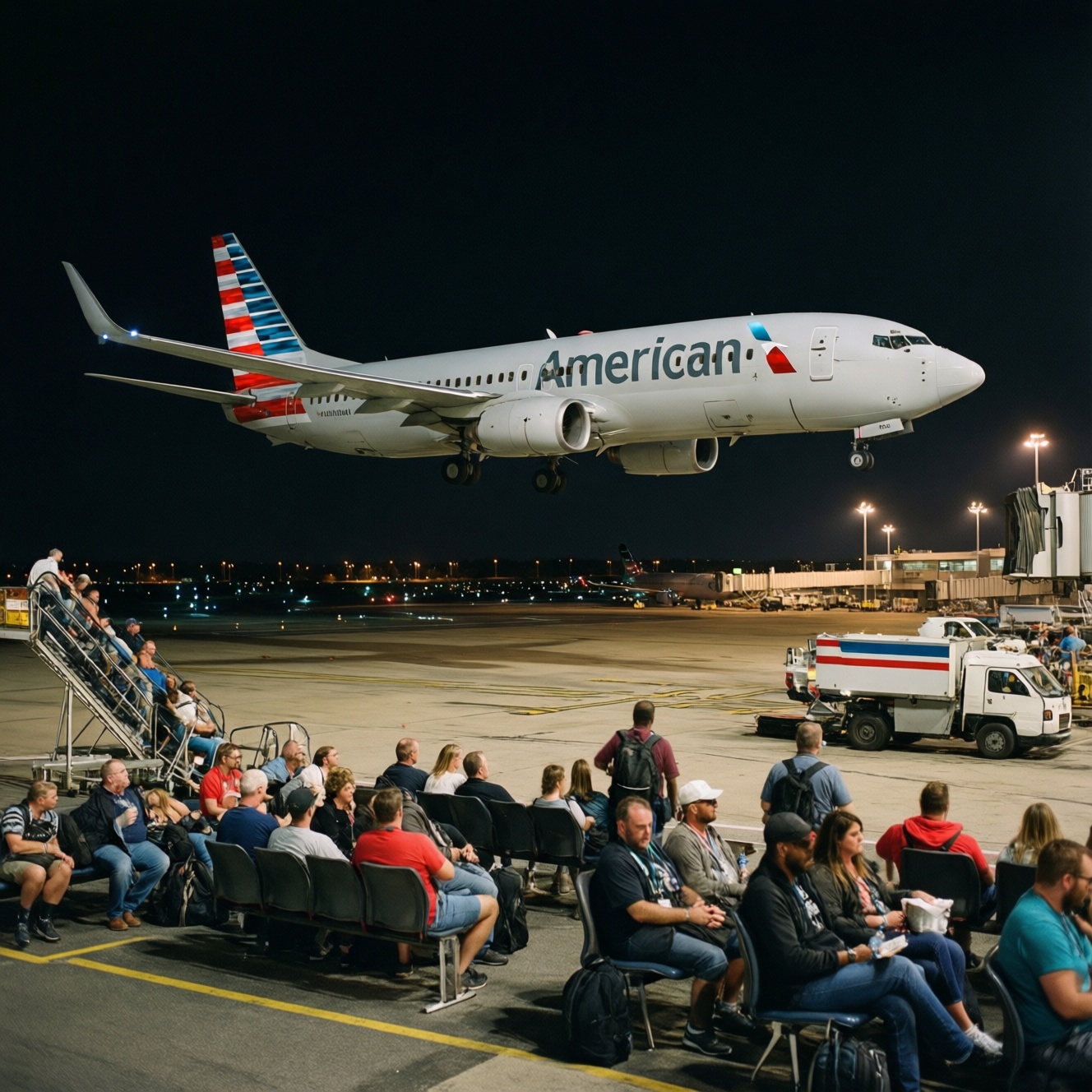 Самолет american airlines сменил курс из‑за нехватки топлива и сел в Филадельфии