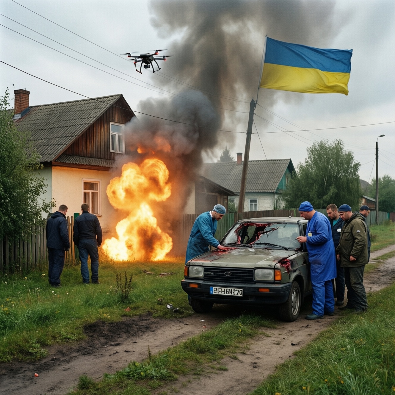 Атака беспилотников ВСУ: двое ранены в Белгородской области