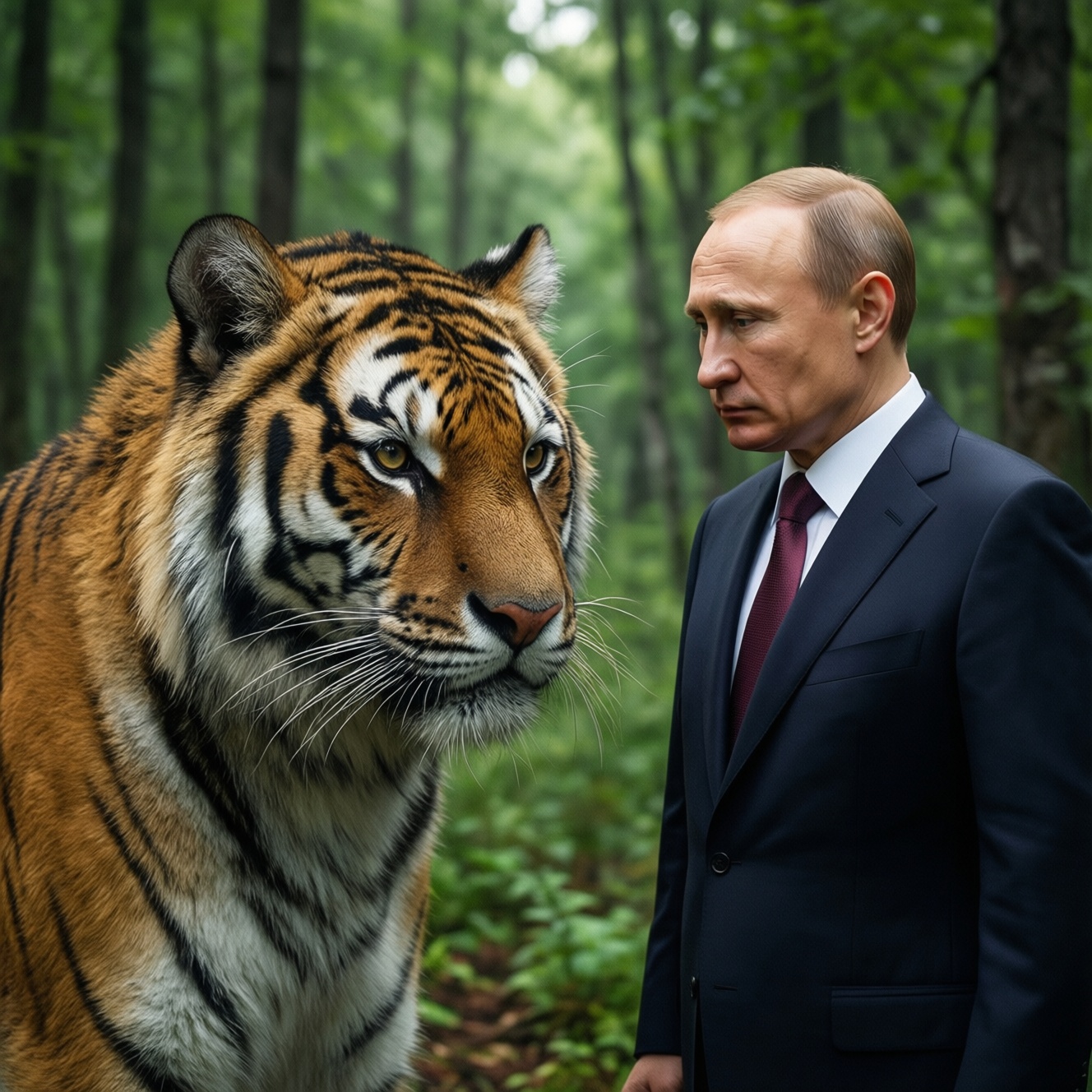 Путин приказал не трогать тигра после встречи в Приморье
