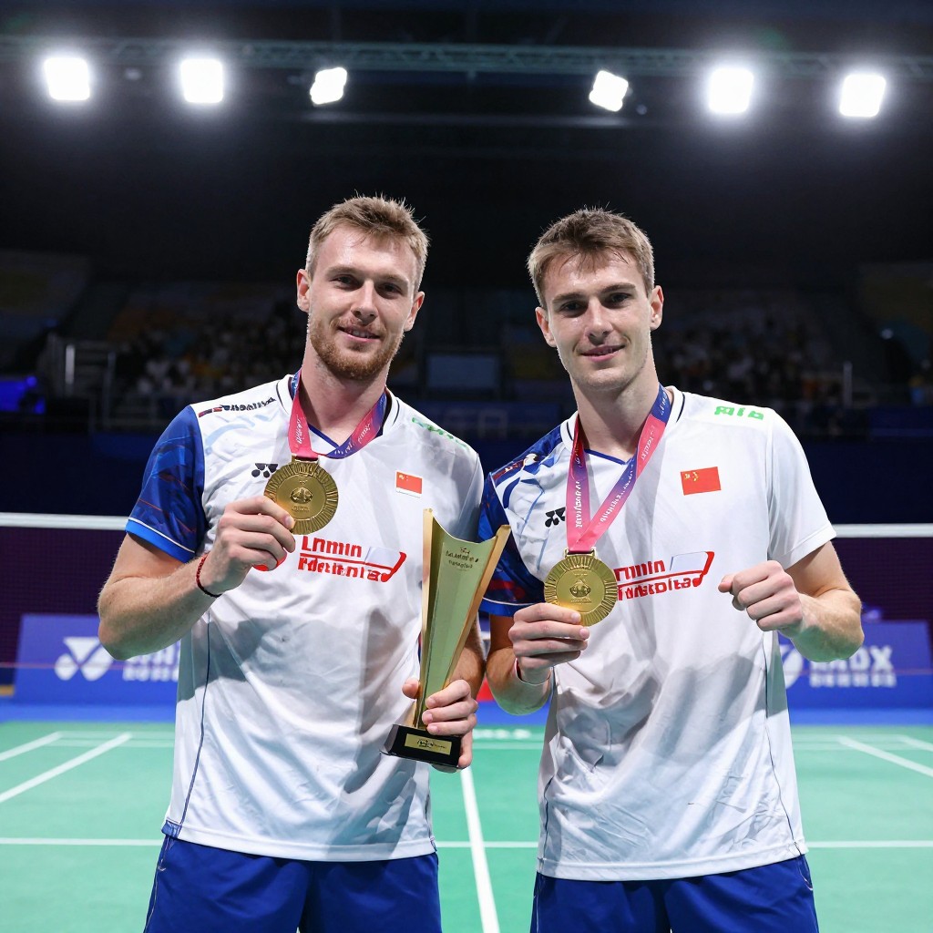 Сергей Сирант и Евгения Косецкая стали чемпионами России по бадминтону в одиночном разряде